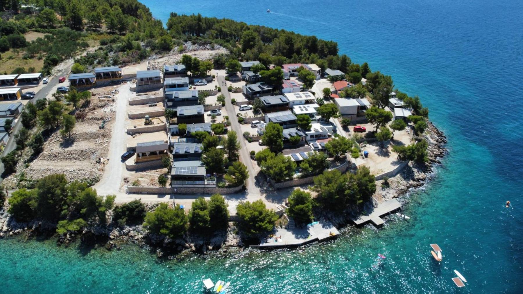 Hipo Camp Mobil Home Arta Pakoštane Esterno foto